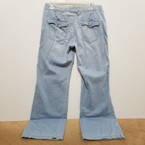 Daughters Of The Liberation pants 8 wide leg trousers lightweight flare bootcut - Picture 2 of 15